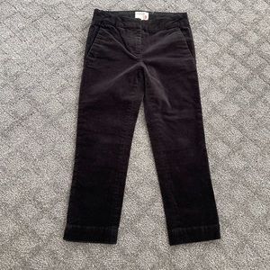 EUC Crewcuts Black Velvet Pants